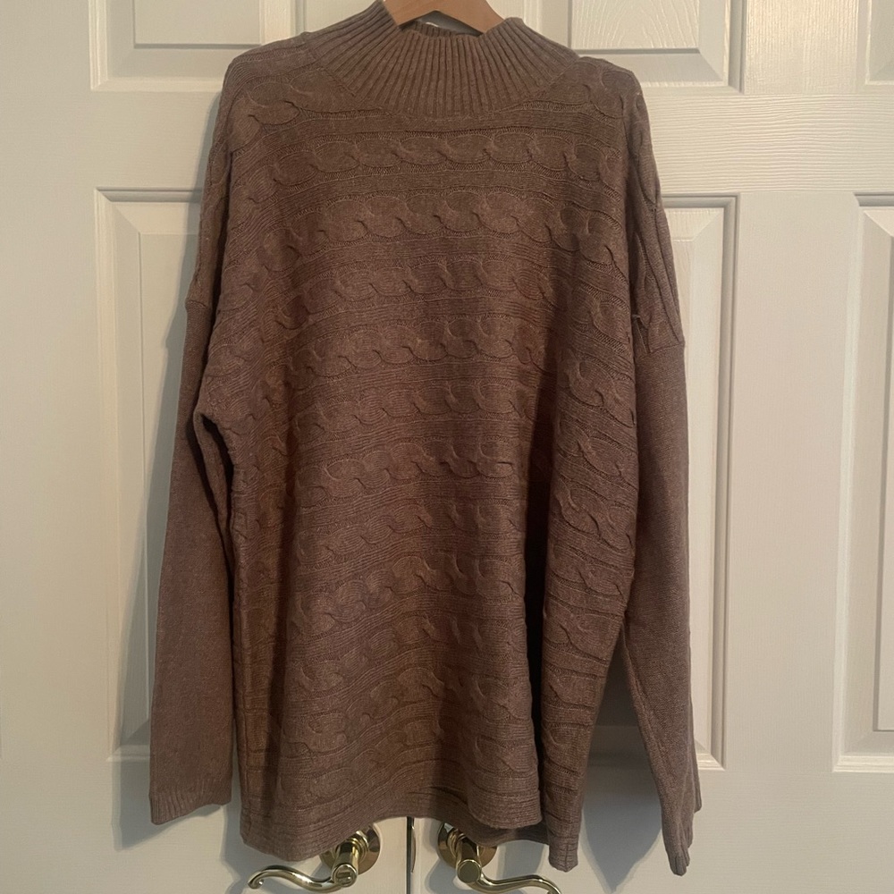 J. Jill Tan Sweater Size Large